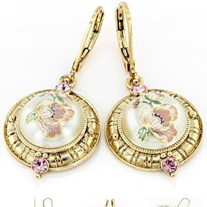 1928 Jewelry® Acrylic & Crystal Gold-Tone Earrings